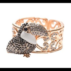 Beautiful Bird Austrian Crystal Bracelet/Brooch